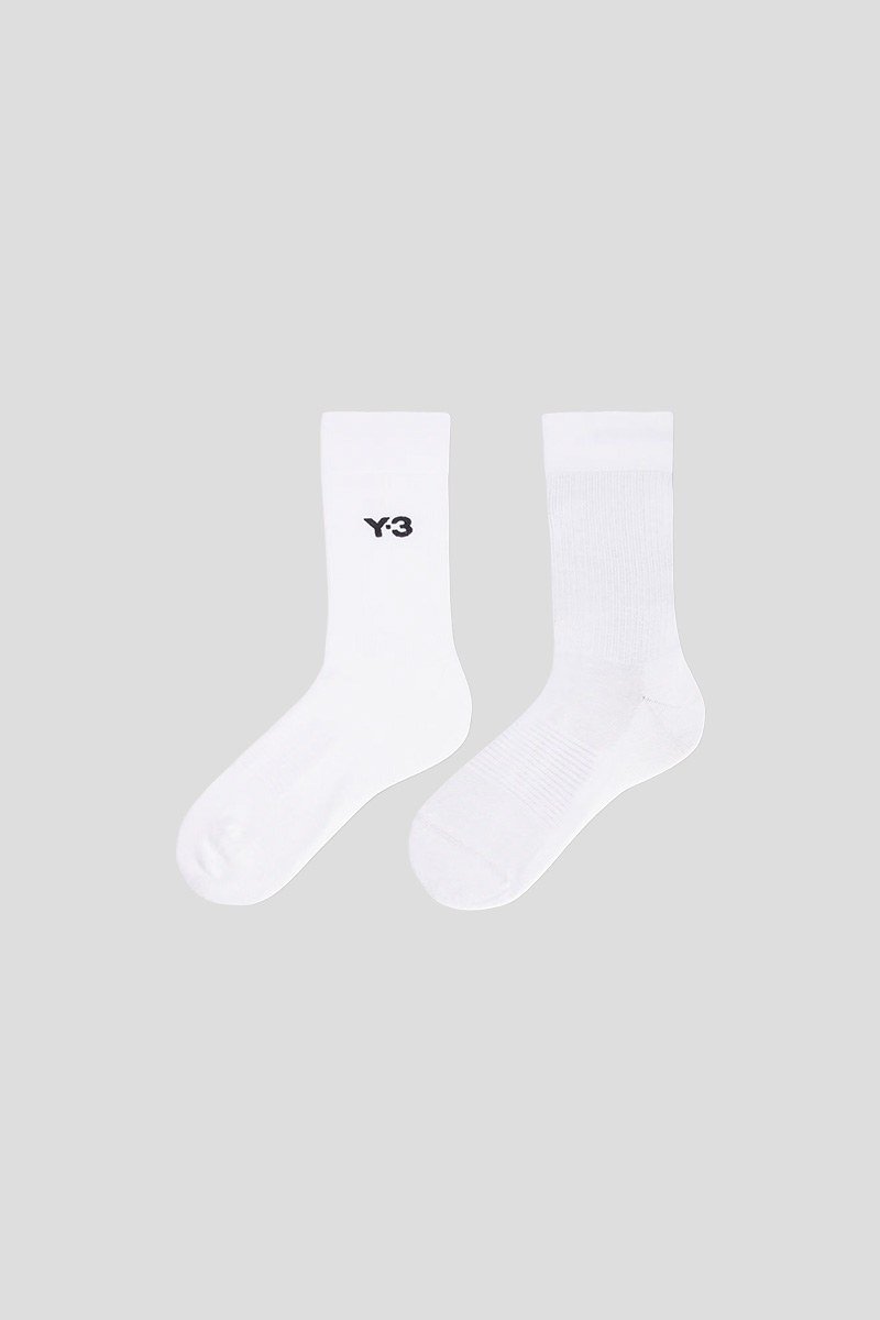 Ανδρικό-Λευκό-Classic-Crew-Socks-Y-3
