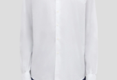 Ανδρικό Λευκό Cotton Poplin Shirt ASPESI