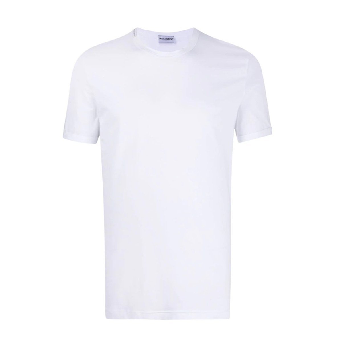 Ανδρικό-Λευκό-DG-White-Crew-Neck-T-shirt-DOLCEGABBANA