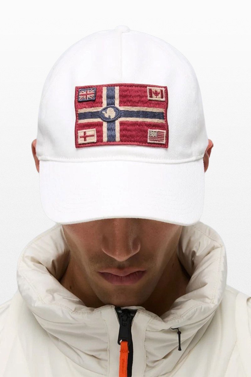 Ανδρικό Λευκό F Berm Cap NAPAPIJRI x MARTINE ROSE
