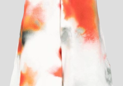 Ανδρικό-Λευκό-Flower-Shorts-ALEXANDER-MCQUEEN