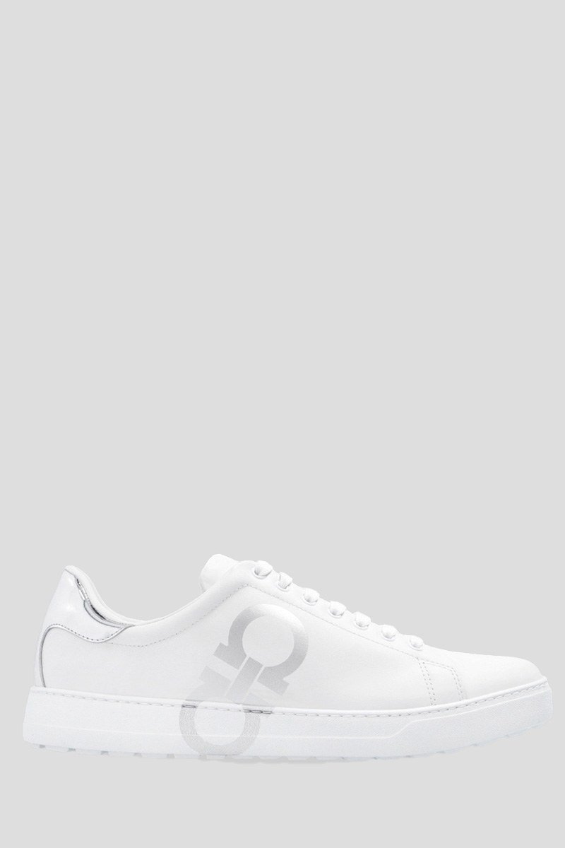 Ανδρικό-Λευκό-Gancini-Sneaker-SALVATORE-FERRAGAMO