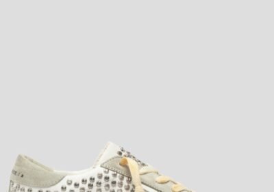 Ανδρικό-Λευκό-Glitter-Star-Super-Star-Sneakers-GOLDEN-GOOSE