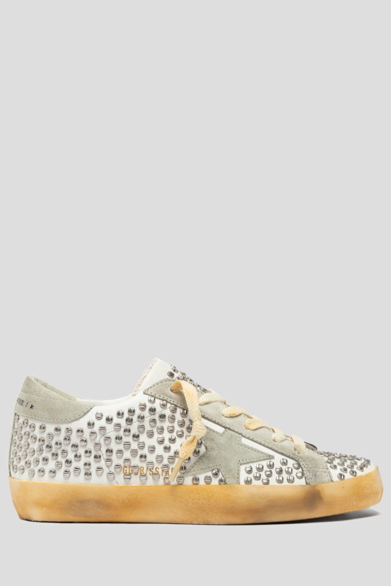 Ανδρικό Λευκό Glitter Star Super GOLDEN GOOSE