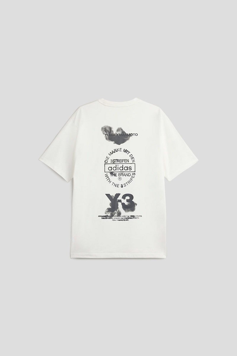 Ανδρικό Λευκό Graphic Short Sleeve Y-3