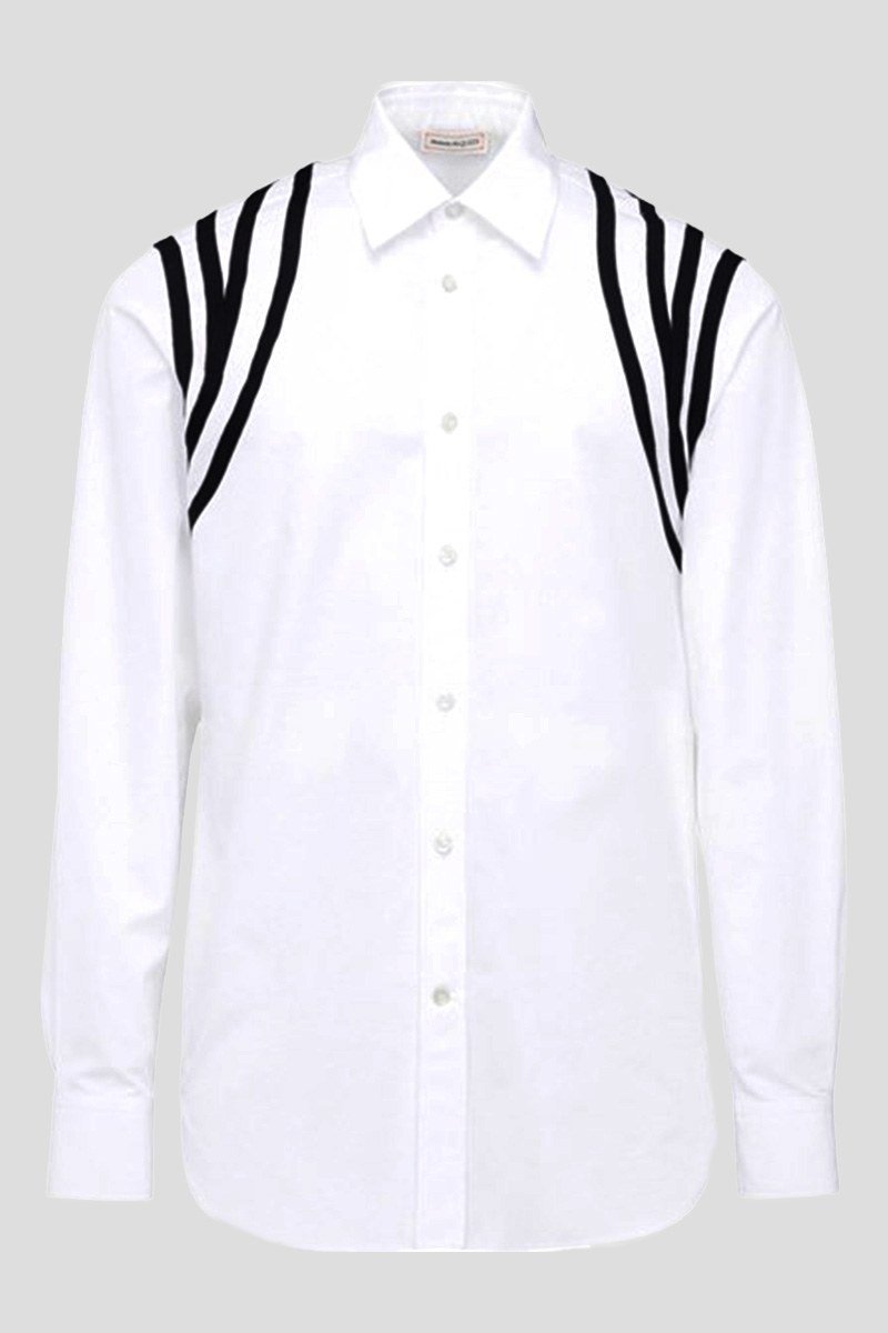 Ανδρικό Λευκό Harness Tape Shirt ALEXANDER MCQUEEN