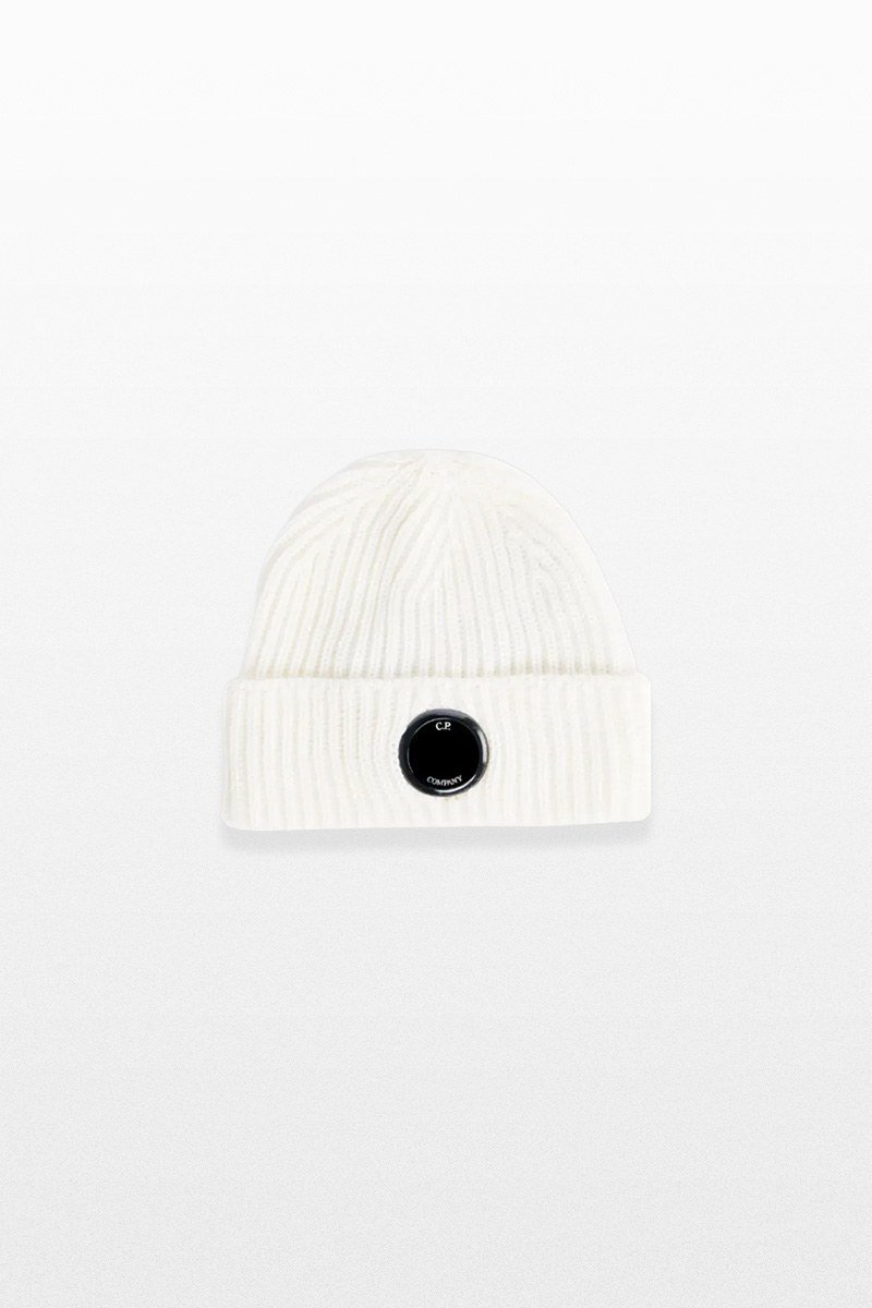 Ανδρικό-Λευκό-Knitted-Beanie-In-White-C.P.-COMPANY