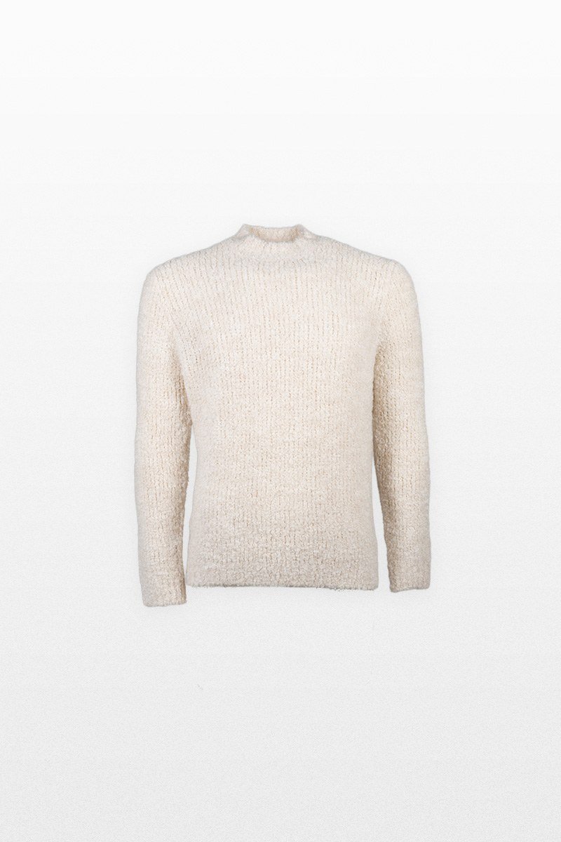 Ανδρικό-Λευκό-Knitted-Sweater-TAGLIATORE
