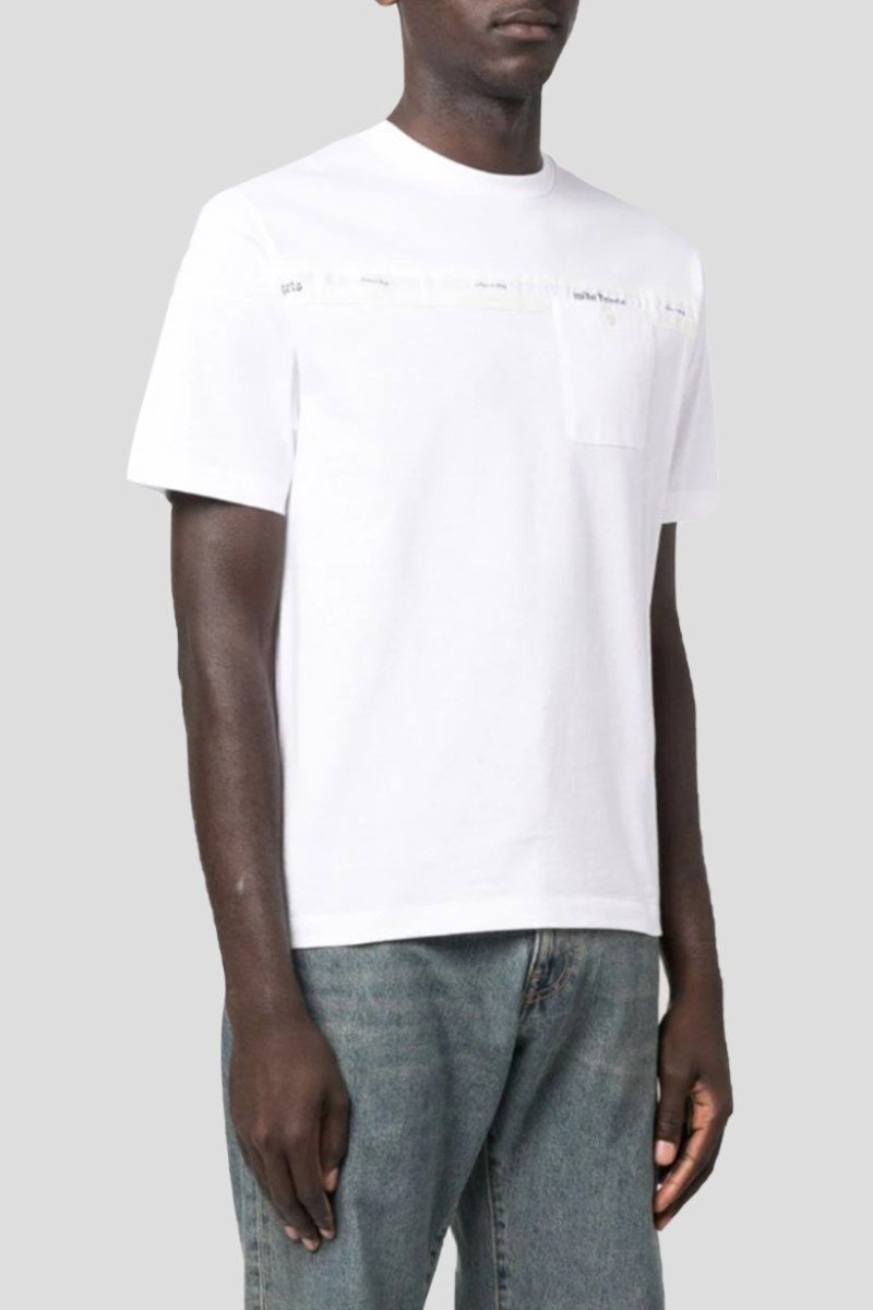 Ανδρικό Λευκό Logo Stripe White PALM ANGELS