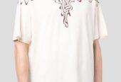 Ανδρικό Λευκό Melt Feathers Tee MARCELO BURLON