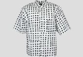 Ανδρικό Λευκό Men’s Black/White Shirt BLACK COMME DES GARÇONS
