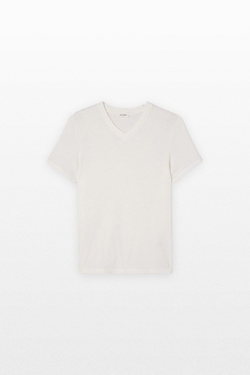 Ανδρικό-Λευκό-Mens-T-Shirt-Gamipy-AMERICAN-VINTAGE