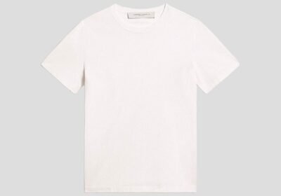 Ανδρικό-Λευκό-Mens-White-T-shirt-With-Distressed-Treatment-GOLDEN-GOOSE