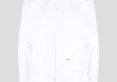 Ανδρικό-Λευκό-Mini-Logo-Relaxed-White-Shirt-DSQUARED