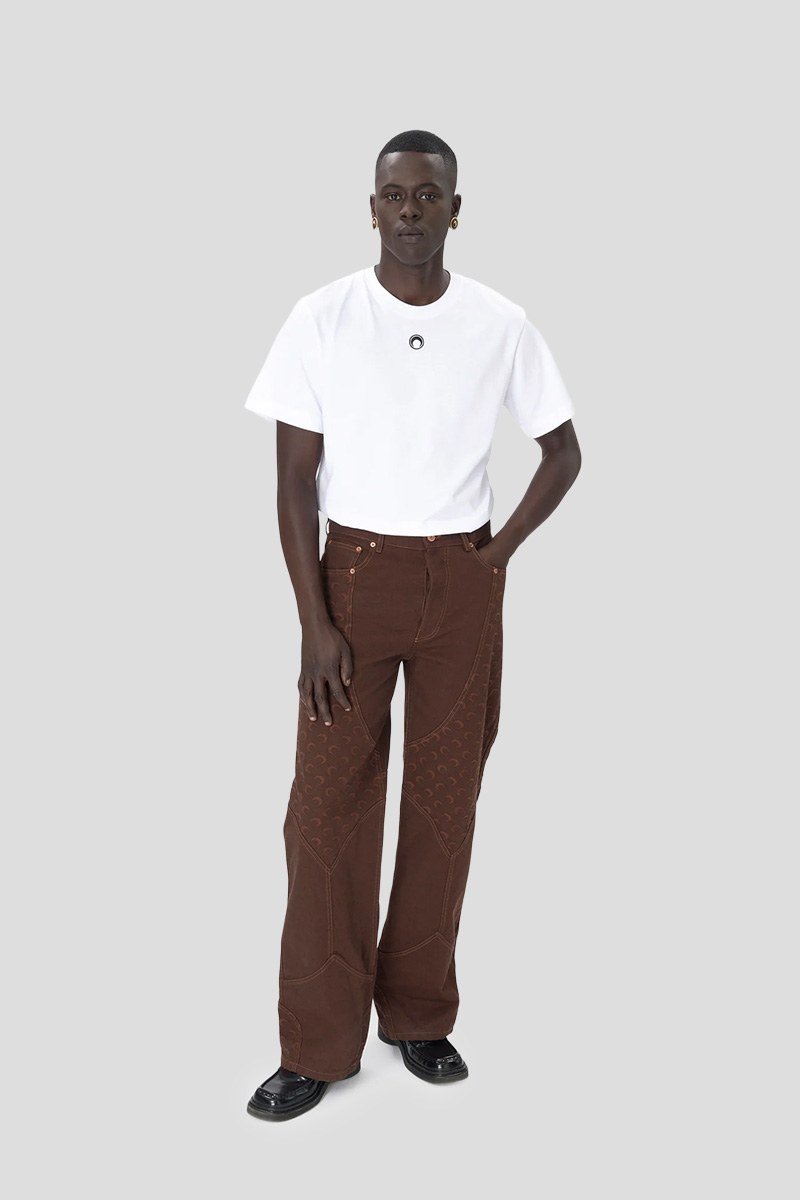 Ανδρικό Λευκό Organic Cotton Plain MARINE SERRE