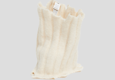 Ανδρικό-Λευκό-Producto-Knitted-Tube-White-Scarf-LA-VACA-LOCA