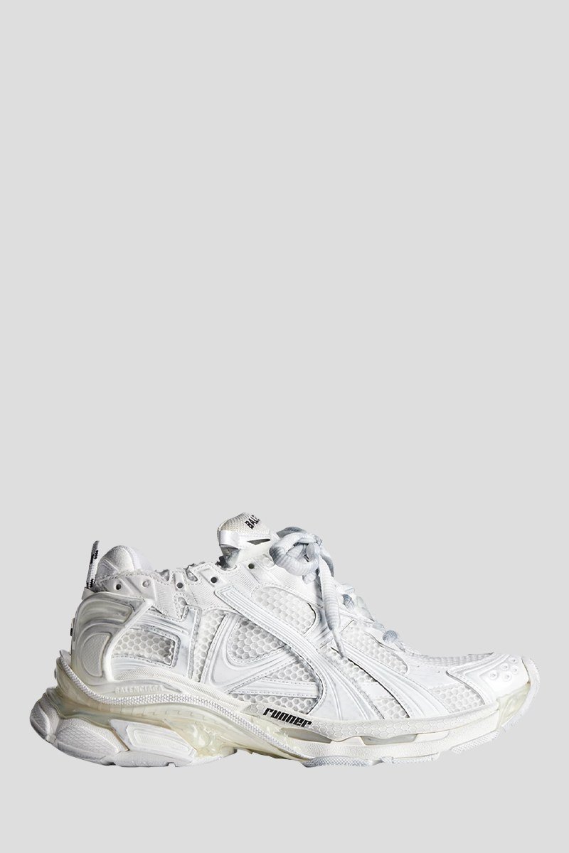 Ανδρικό-Λευκό-Runner-Sneaker-In-White-BALENCIAGA