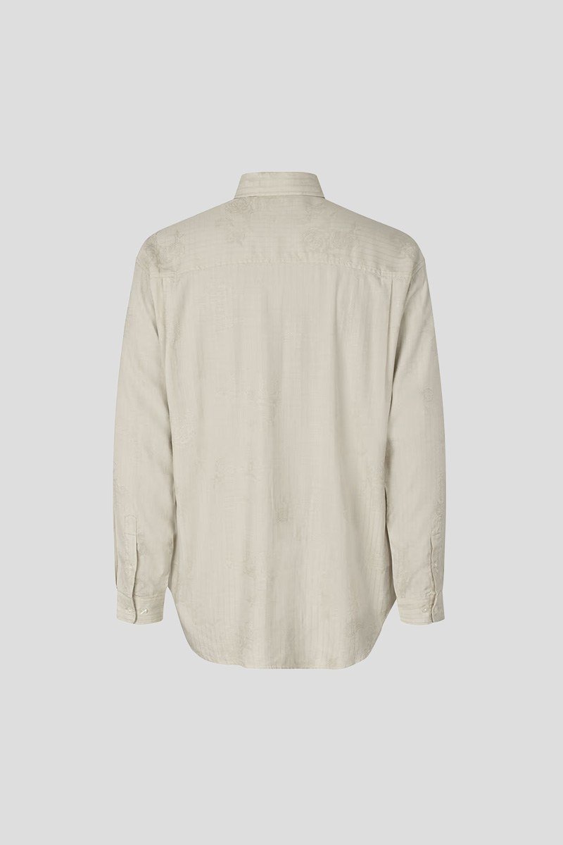 Ανδρικό Λευκό Saluan J Shirt SAMSOE