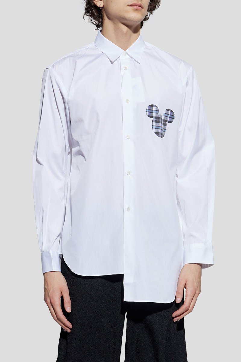 Ανδρικό Λευκό Shirt Woven COMME COMME DES GARÇONS SHIRT