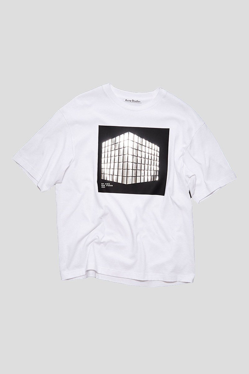 Ανδρικό Λευκό Square Disco Print ACNE STUDIOS