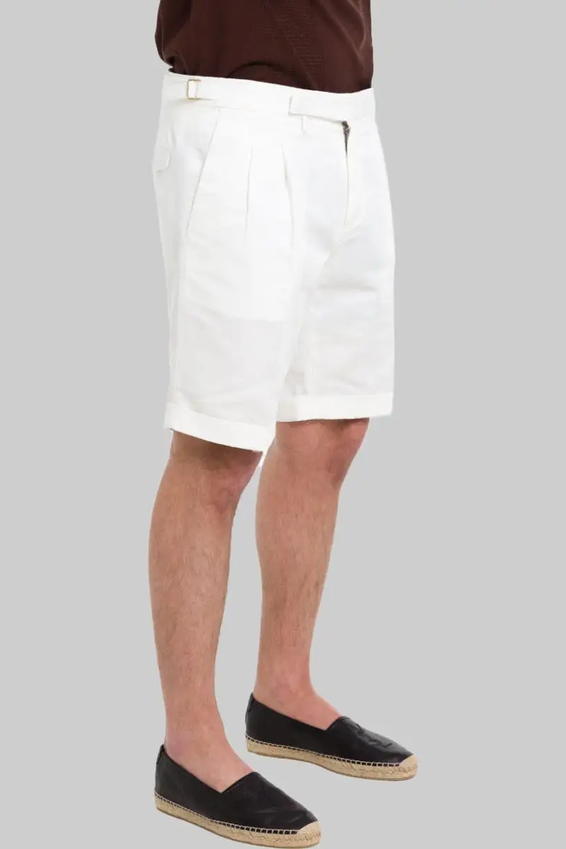 Ανδρικό Λευκό White Bermuda With BRIGLIA