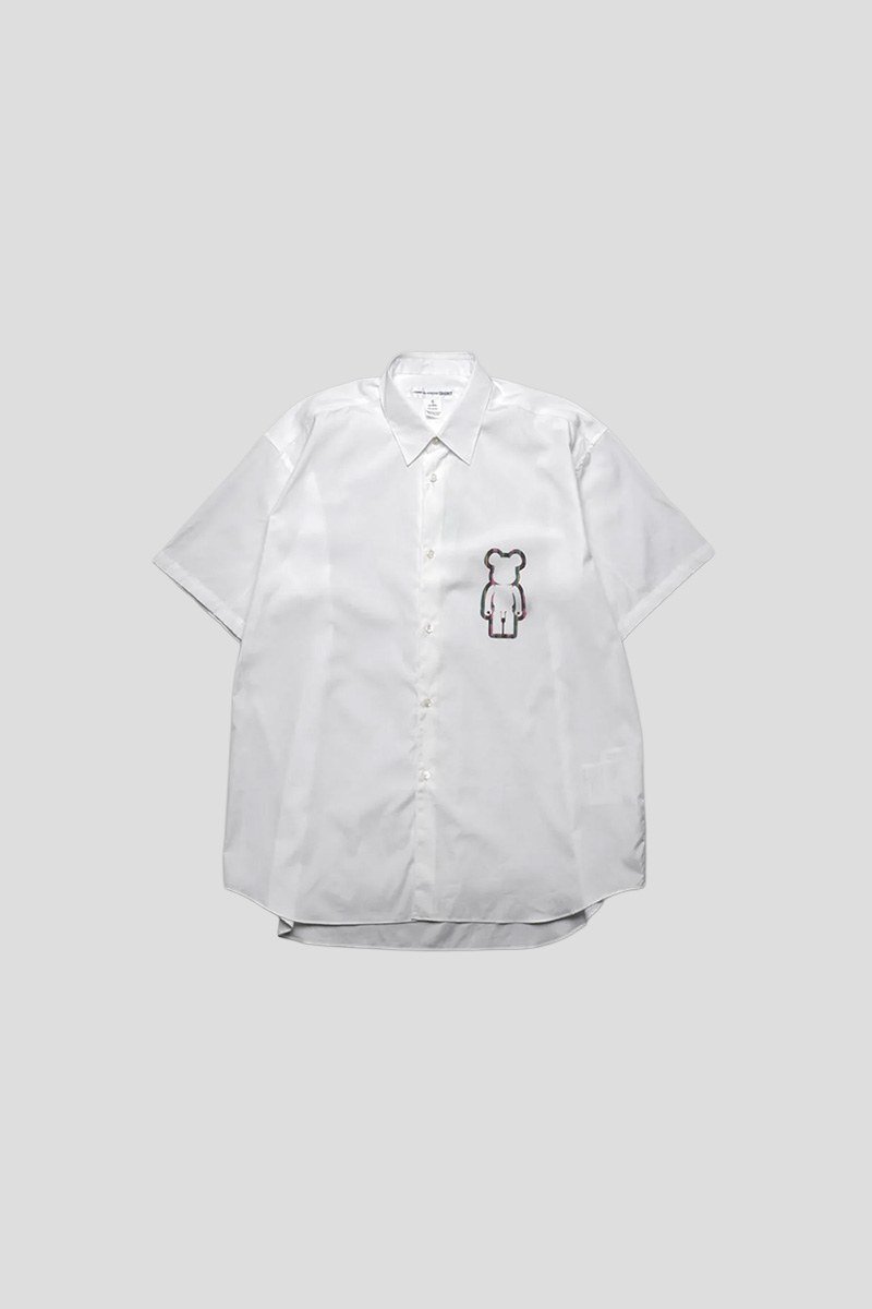 Ανδρικό-Λευκό-White-Cotton-Shirt-COMME-DES-GARCONS-SHIRT