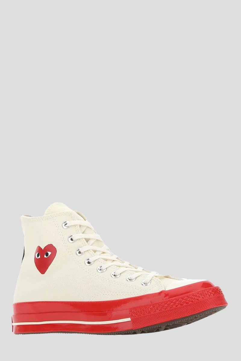 Ανδρικό Λευκό White High Top COMME DES GARÇONS PLAY