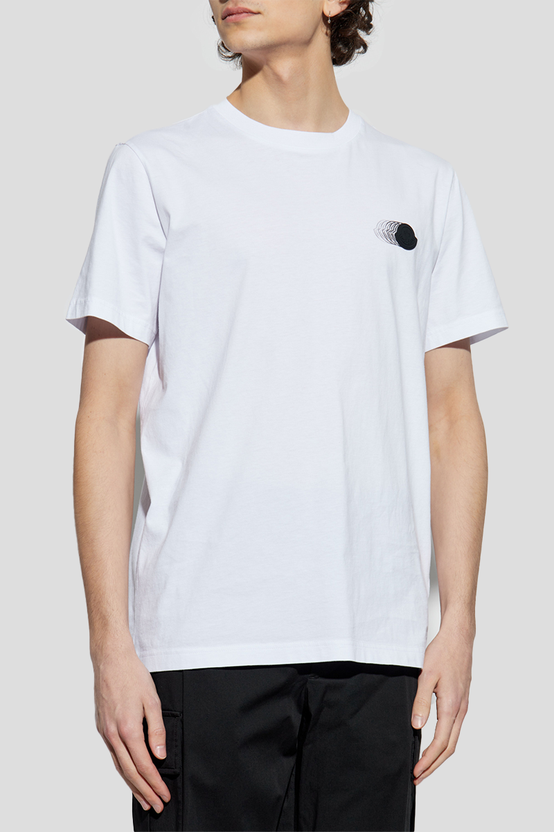 Ανδρικό Λευκό White T shirt MONCLER