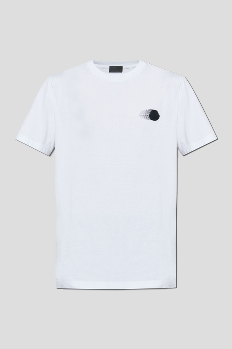 Ανδρικό Λευκό White T shirt MONCLER