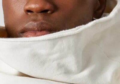 Ανδρικό-Λευκό-White-Tube-Scarf-THOM-KROM