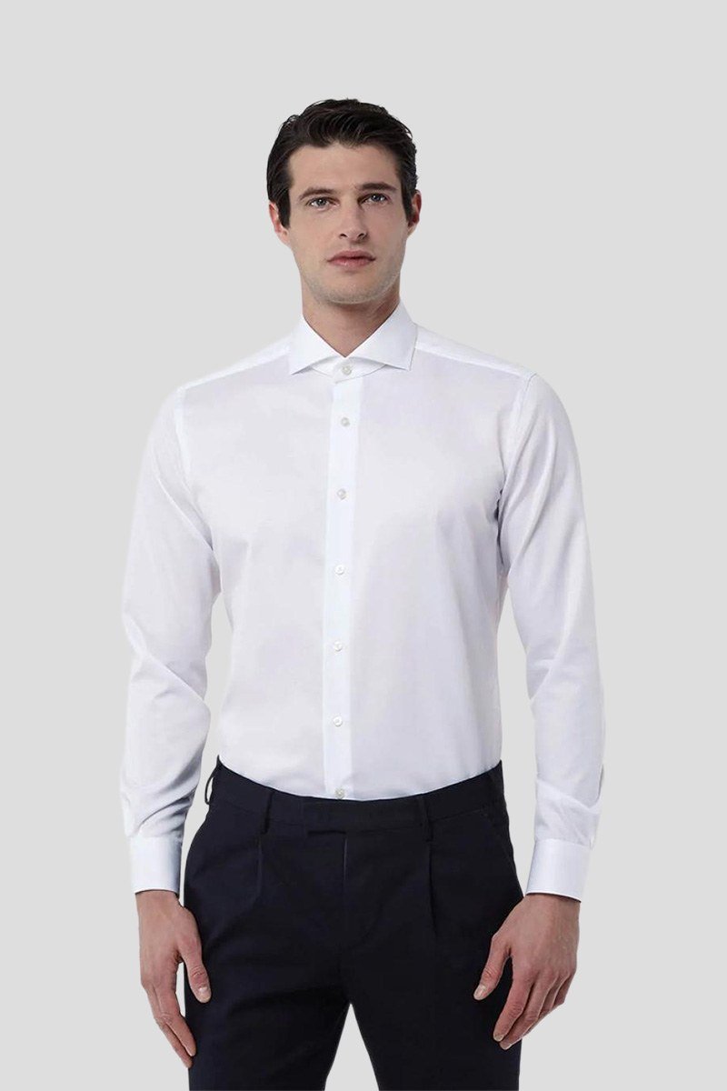 Ανδρικό Λευκό White Twill Solid XACUS