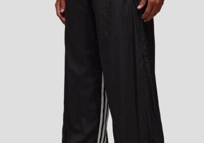 Ανδρικό-Μαύρο-3-Stripes-Nylon-Shell-Pants-Y-3