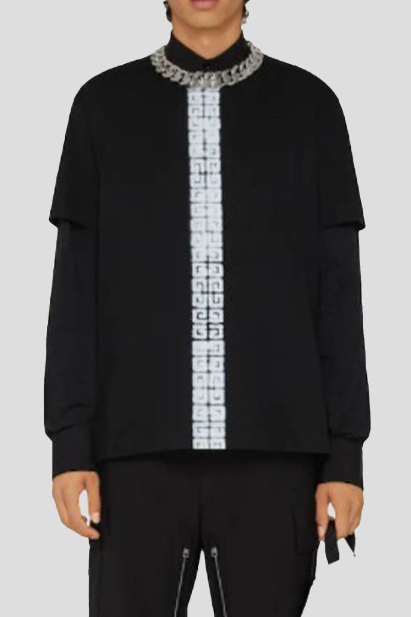 Ανδρικό Μαύρο 4G Trim Cotton GIVENCHY