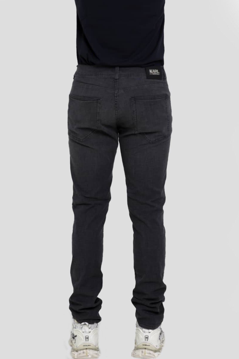 Ανδρικό Μαύρο 5 Pocket Black KARL LAGERFELD
