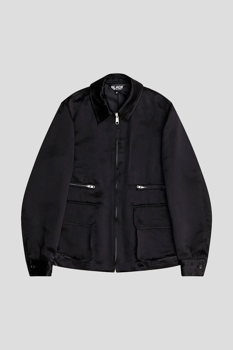 Ανδρικό Μαύρο Acetate Taffeta Frilled BLACK COMME DES GARÇONS