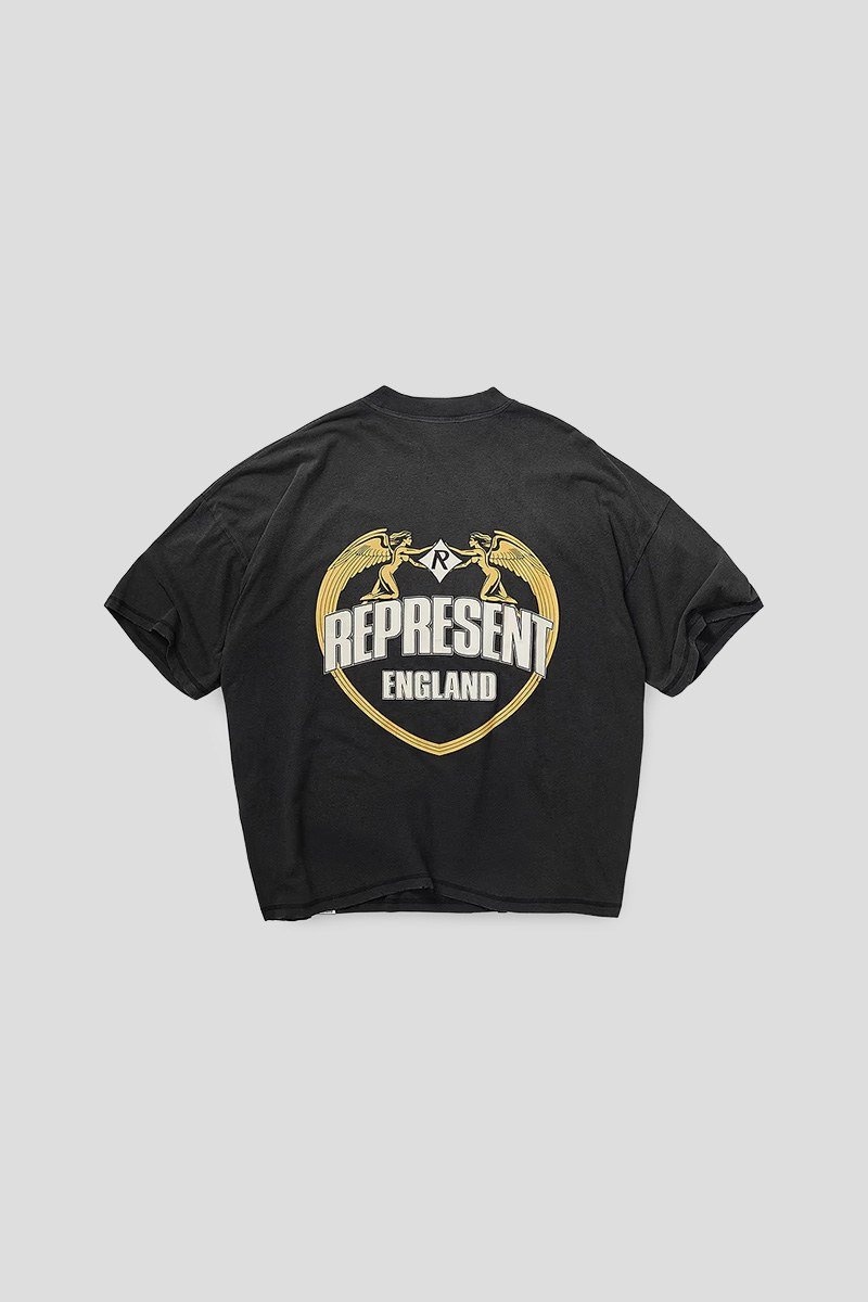 Ανδρικό Μαύρο Angel Border T REPRESENT