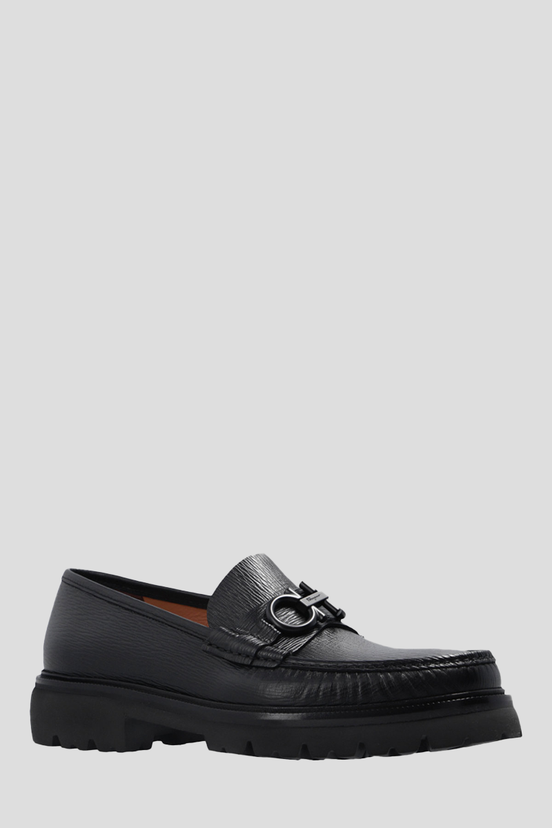 Ανδρικό Μαύρο Black Bleecker Moccasins SALVATORE FERRAGAMO