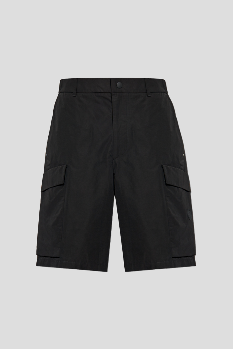 Ανδρικό Μαύρο Black Cargo Shorts MONCLER