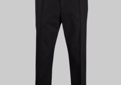 Ανδρικό-Μαύρο-Black-Cotton-Trousers-ALEXANDER-MCQUEEN