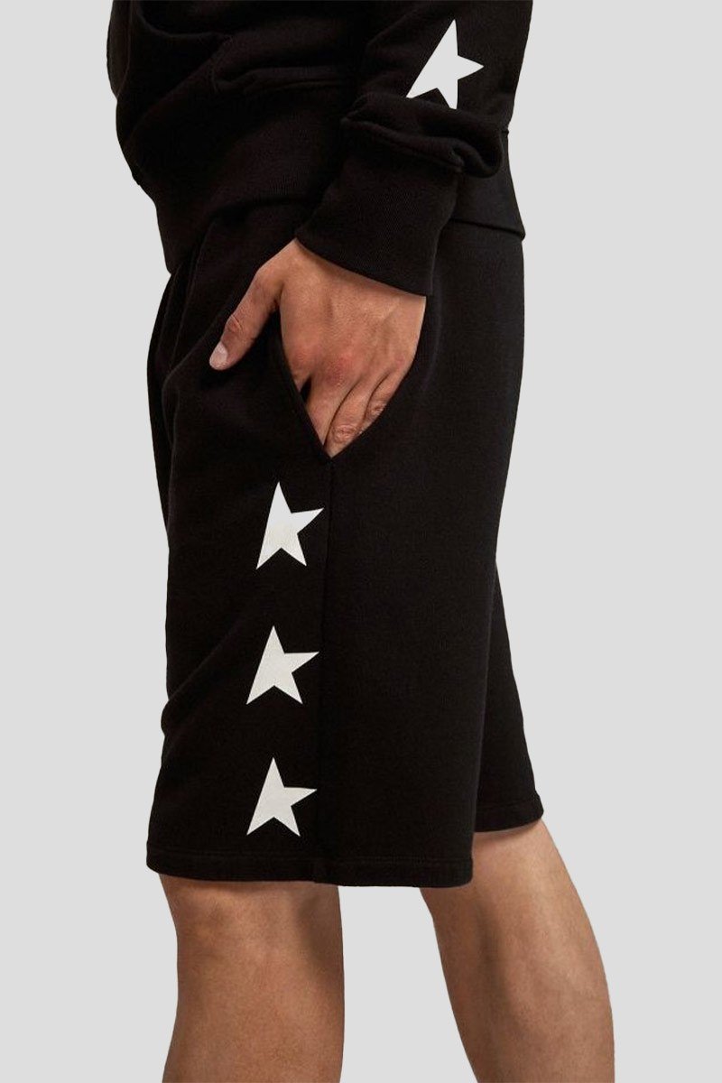 Ανδρικό Μαύρο Black Diego Bermuda GOLDEN GOOSE