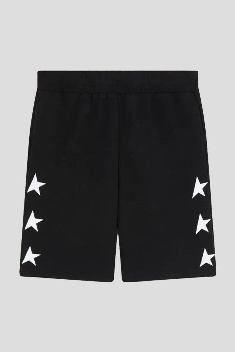 Ανδρικό-Μαύρο-Black-Diego-Bermuda-Shorts-GOLDEN-GOOSE