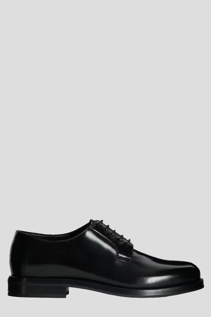 Ανδρικό-Μαύρο-Black-Leather-Lace-Up-Derby-Shoes-GIVENCHY