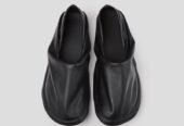 Ανδρικό Μαύρο Black Leather Shoes CAMPER x ISSEY MIYAKE