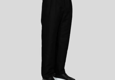 Ανδρικό-Μαύρο-Black-Loose-Fit-Trousers-VALENTINO-GARAVANI