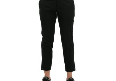 Ανδρικό-Μαύρο-Black-Pants-With-Button-Details-NEIL-BARRETT