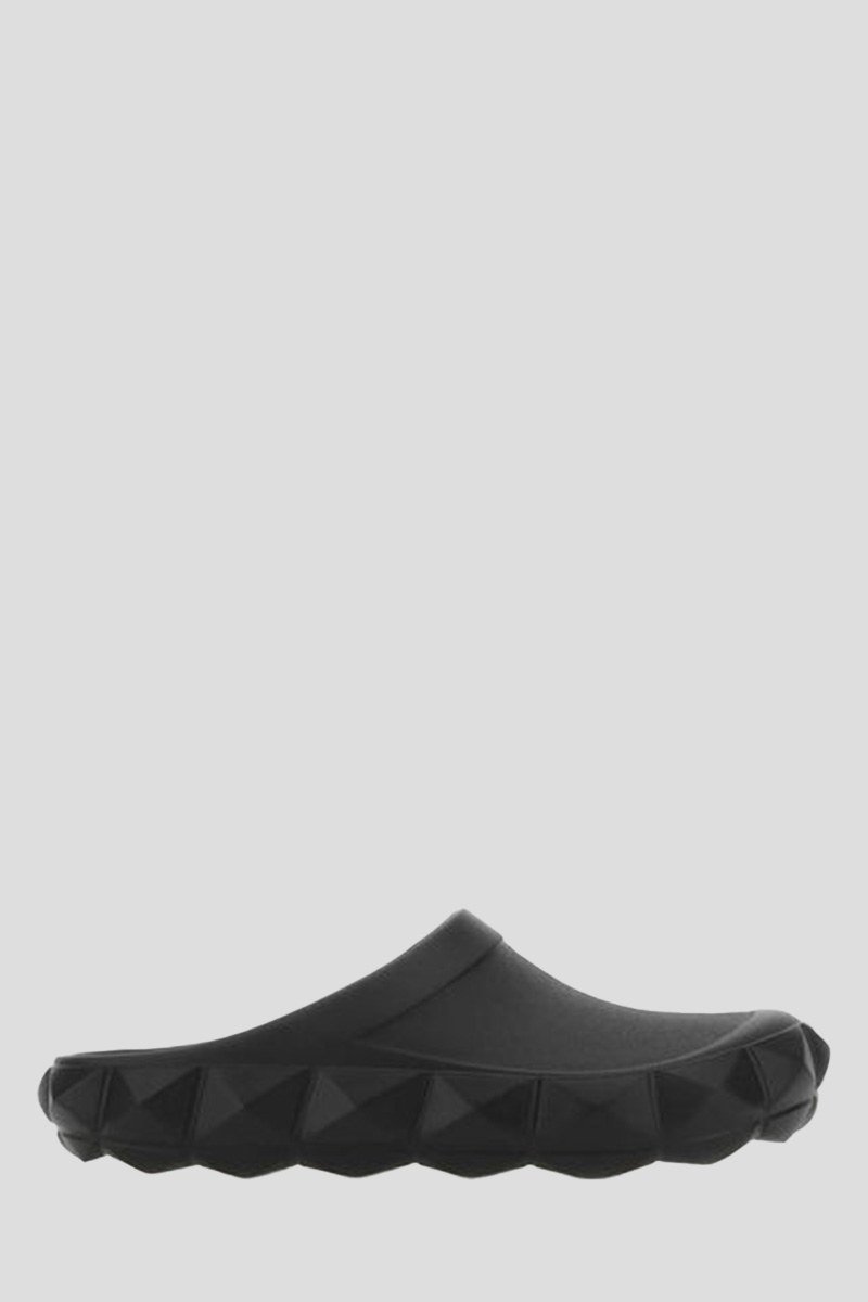 Ανδρικό-Μαύρο-Black-Rubber-Roman-Stud-Turtle-slippers-VALENTINO-GARAVANI