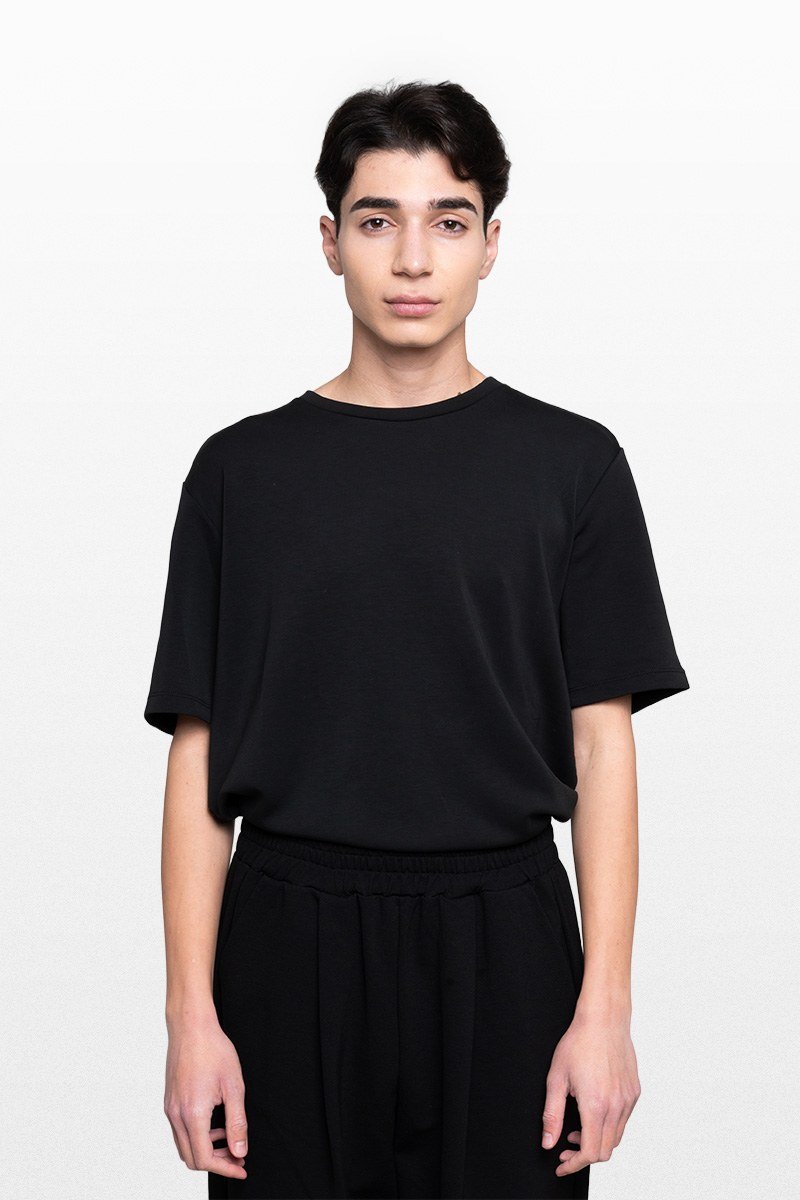 Ανδρικό-Μαύρο-Black-T-shirt-TAG