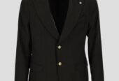 Ανδρικό Μαύρο Black Wool Blazer MANUEL RITZ