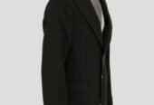 Ανδρικό Μαύρο Black Wool Blazer MANUEL RITZ