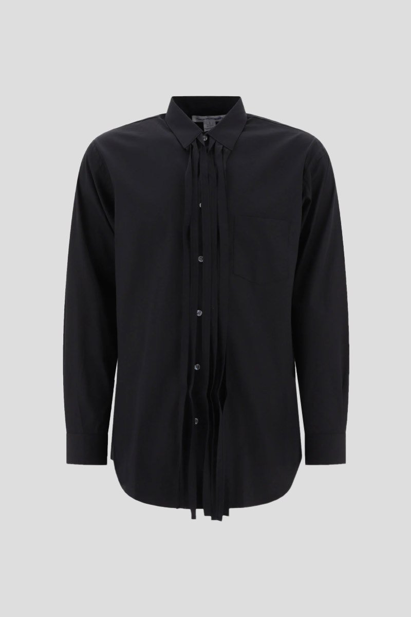 Ανδρικό-Μαύρο-Black-Woven-Shirt-COMME-DES-GARCONS-SHIRT